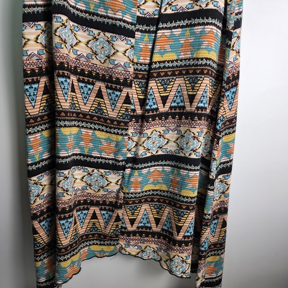 Mlle Gabrielle Black and Brown Aztec Sundress - Picture 9 of 13